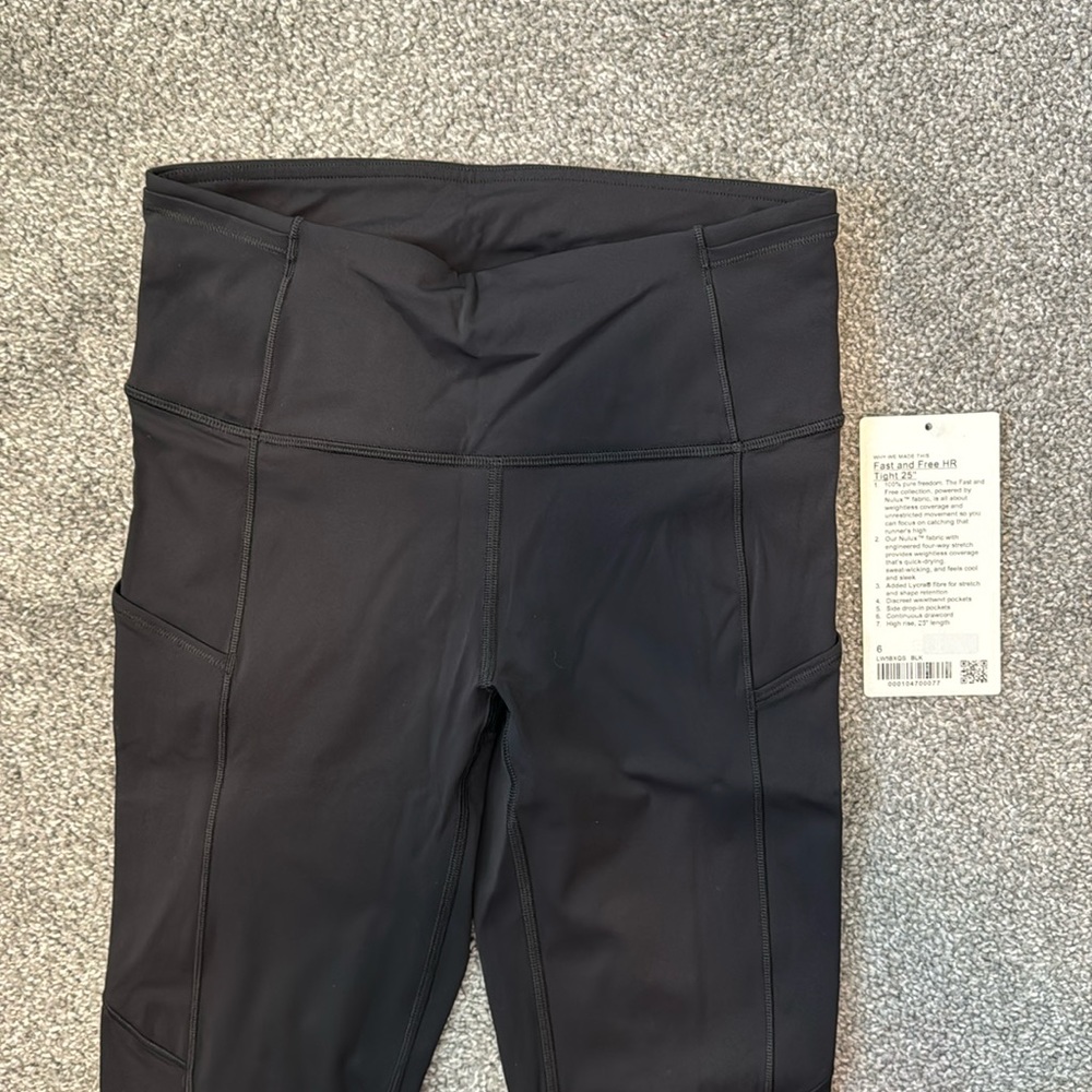 Lululemon fast and free high rise tight 25”